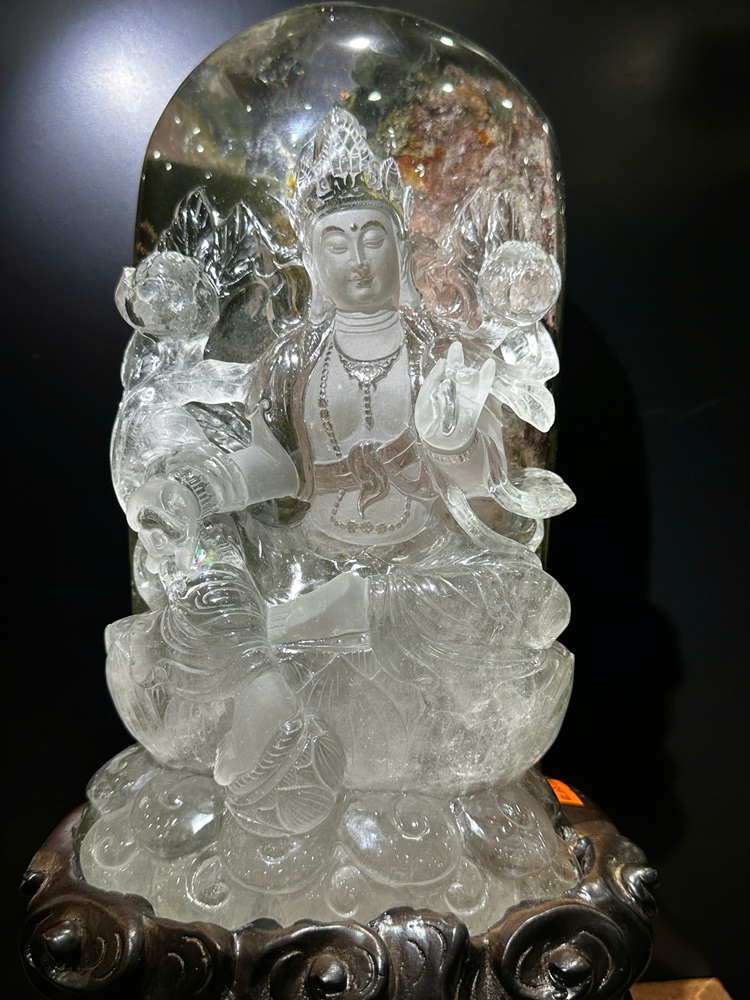 Phật Quan Âm Đá Thạch Anh Ưu Linh