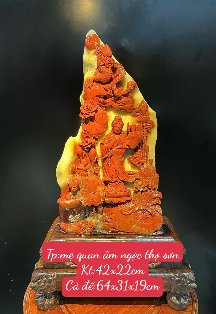 Phật Mẹ Quan Âm Ngọc Thọ Sơn (Kèm giấy kiểm đinh)