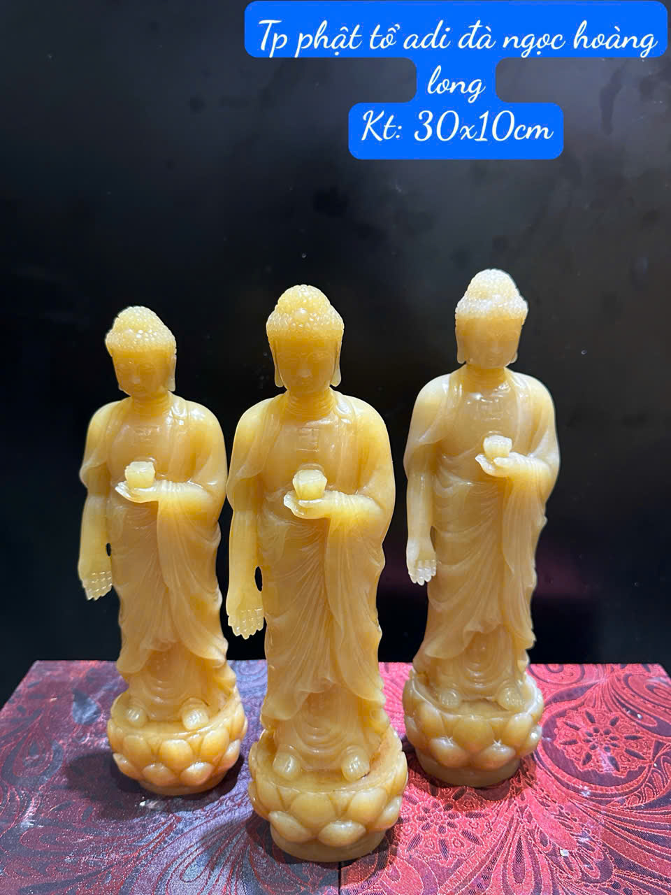 Phật tổ adida ngọc hoàng long 30cm