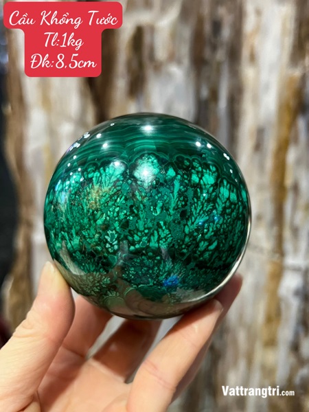 Quả Cầu Đá Khổng Tước 8.5cm