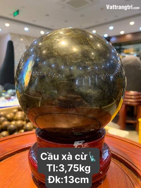 Quả cầu đá xà cừ 13cm