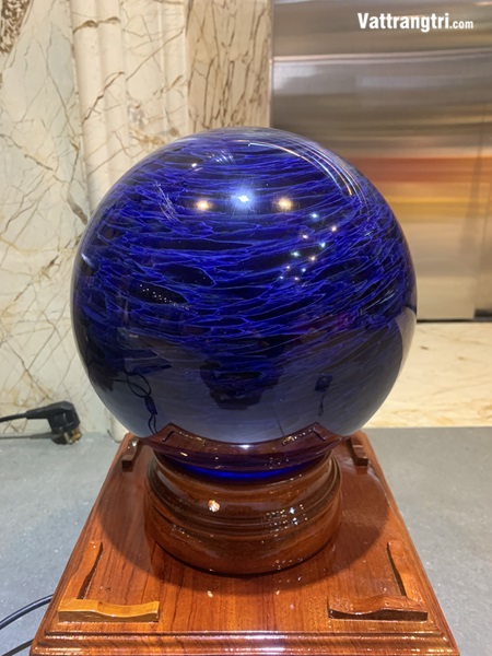 Quả Cầu Obsidian xanh Dương 20cm