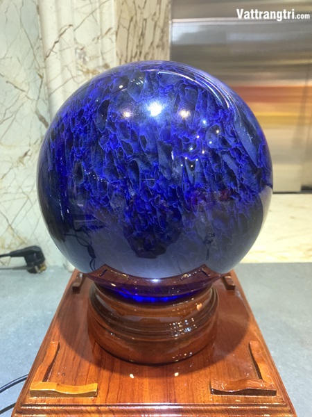 Quả Cầu Obsidian xanh Dương 20cm