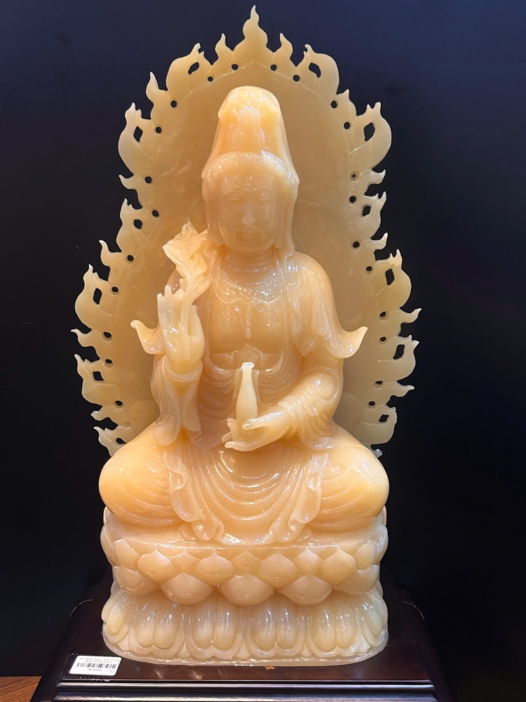 Quan âm bồ tát ngọc hoàng long 65cm