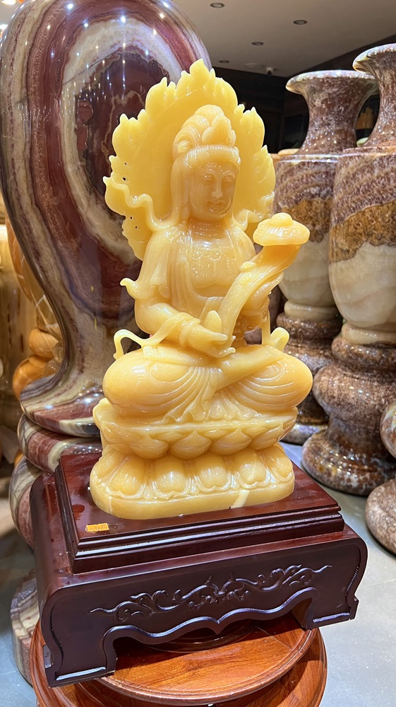 Quan âm ngọc hoàng long 52cm
