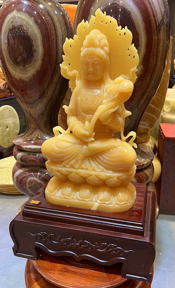 Quan âm ngọc hoàng long 52cm