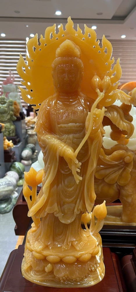 Quan âm ngọc hoàng long 61cm