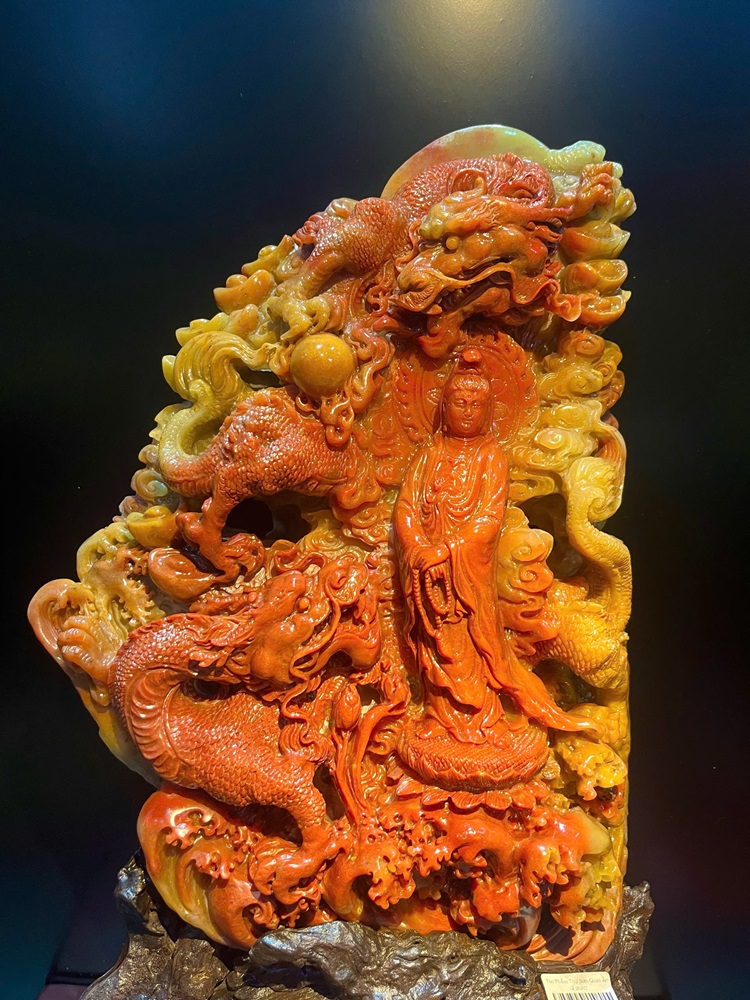 Tượng Quan Âm Ngọc Thọ Sơn (Kèm giấy kiểm đinh)