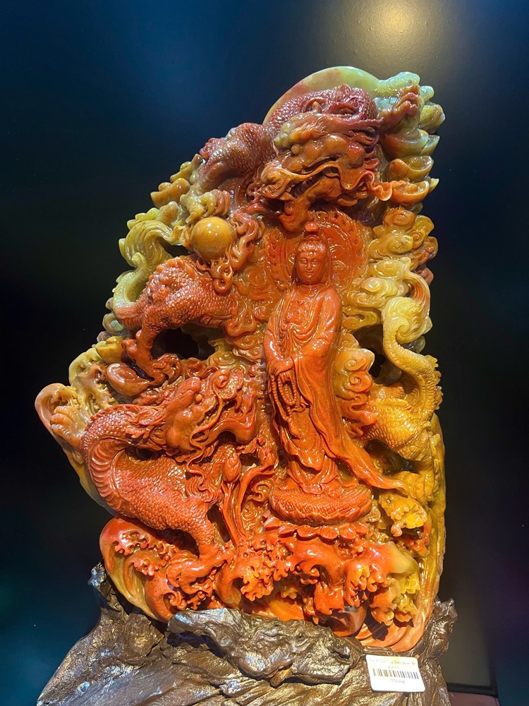 Tượng Quan Âm Ngọc Thọ Sơn (Kèm giấy kiểm đinh)