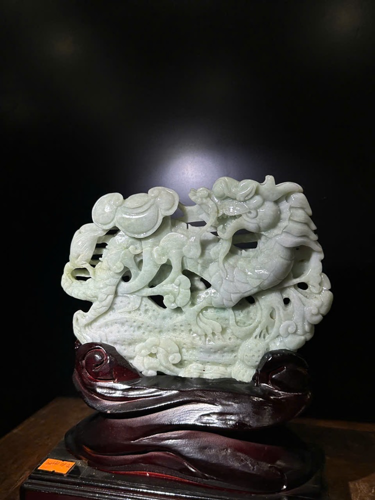 Rồng An Lạc Ngọc Phỉ Thuý (Kèm giấy kiểm đinh)