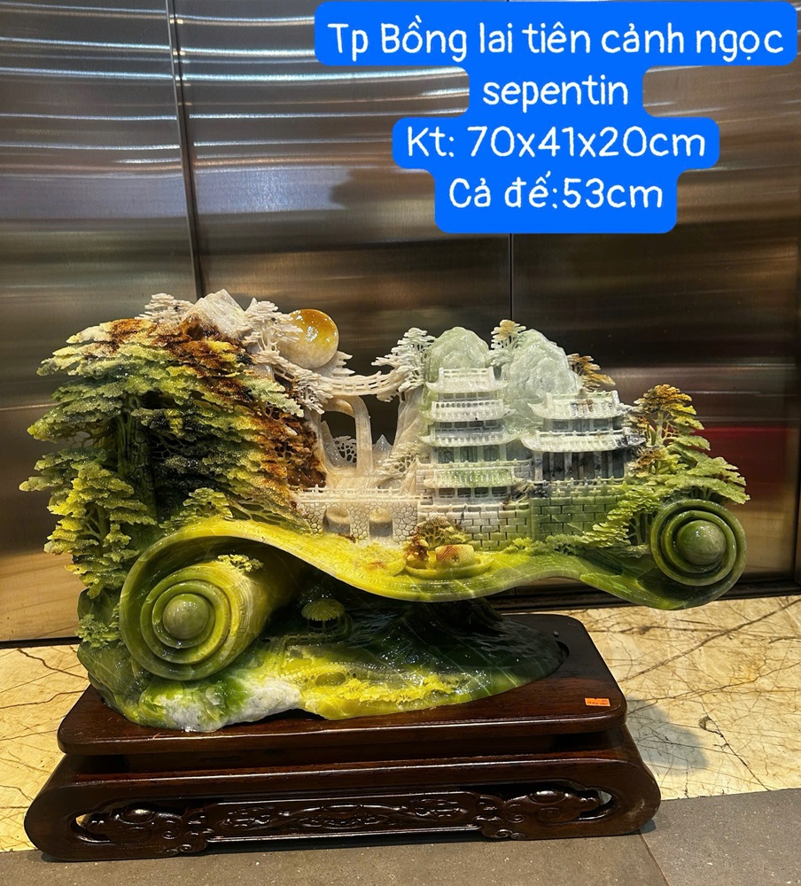 Siêu Phẩm Bồng Lai Tiên Cảnh Ngọc Serpentine