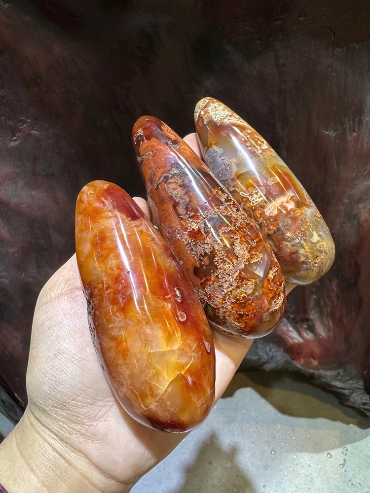 SLL Chuỳ Ấn Huyệt Ngọc Mã Não Đỏ