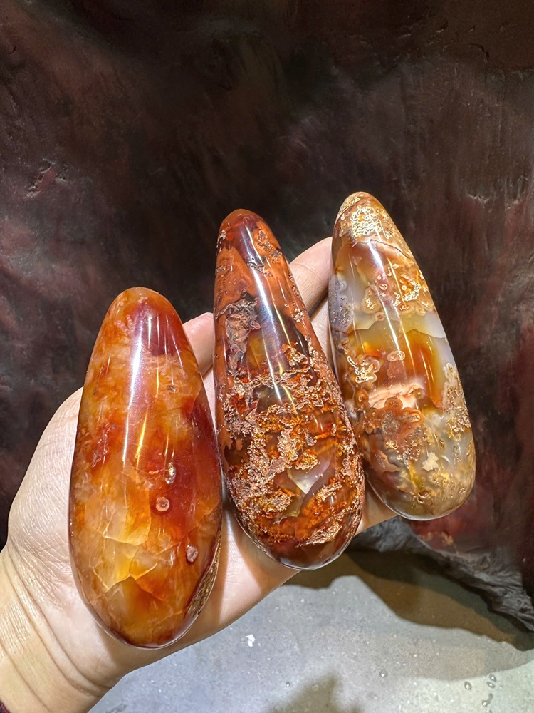 SLL Chuỳ Ấn Huyệt Ngọc Mã Não Đỏ