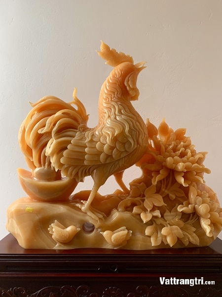 Tác Phẩm Gà ngọc phú quý ngọc hoàng long 90cm