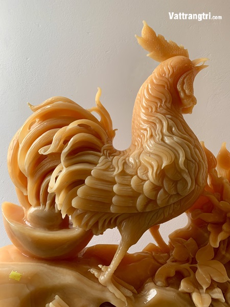 Tác Phẩm Gà ngọc phú quý ngọc hoàng long 90cm