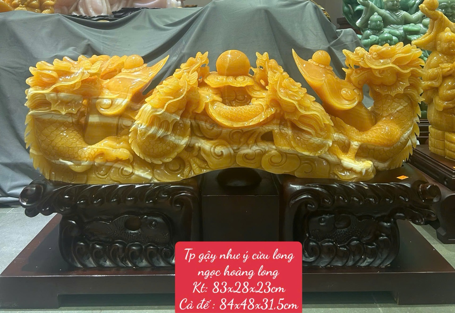 Tác Phẩm Gậy Như Ý Cửu Long Ngọc Hoàng Long