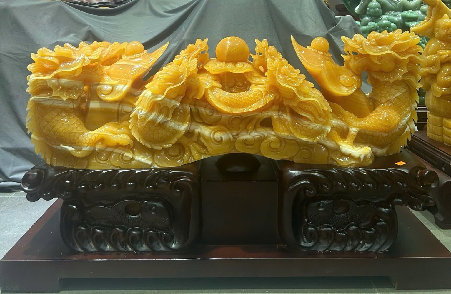 Tác Phẩm Gậy Như Ý Cửu Long Ngọc Hoàng Long