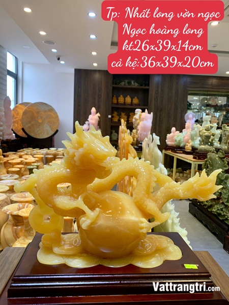 Tác phẩm nhất long vờn ngọc Ngọc hoàng long 36m