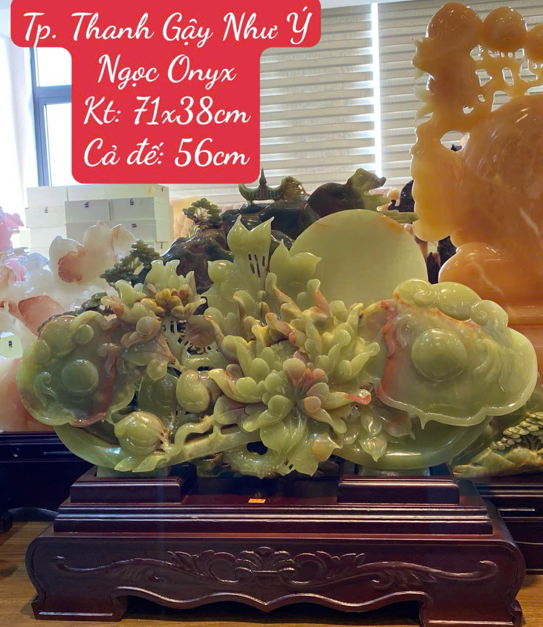 Tác Phẩm Thanh Gậy Như Ý Ngọc Onyx