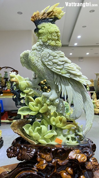Tác phẩm Vẹt ngọc serpentine 54.4cm