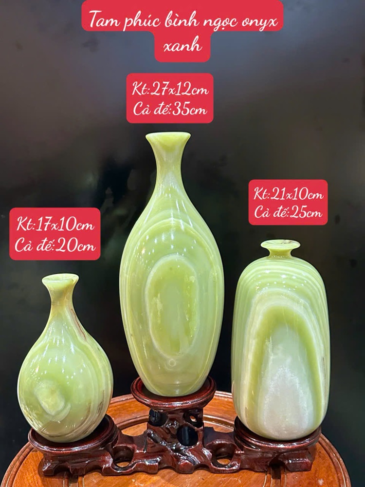 Tam Phúc Bình Hút Lộc Ngọc Onyx Xanh