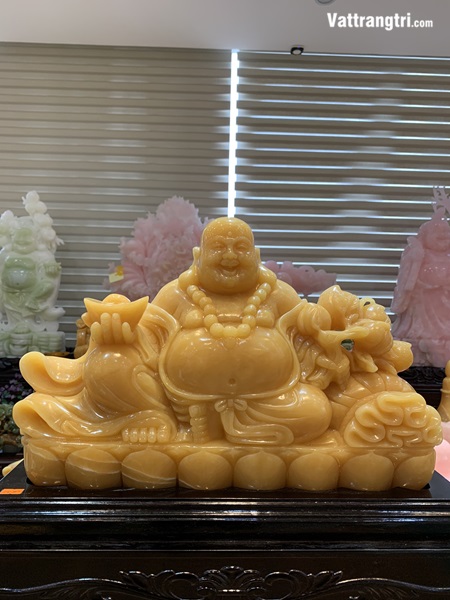 Thần tài di lặc ngọc hoàng long 58cm