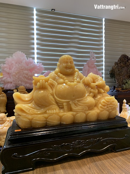 Thần tài di lặc ngọc hoàng long 58cm