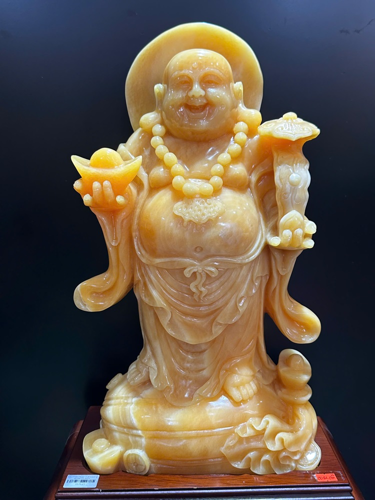 Thần tài di lặc ngọc hoàng long 64cm