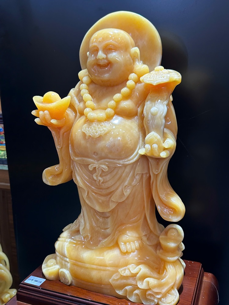 Thần tài di lặc ngọc hoàng long 64cm