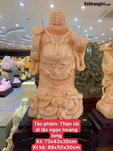 Thần tài di lặc ngọc hoàng long 86cm