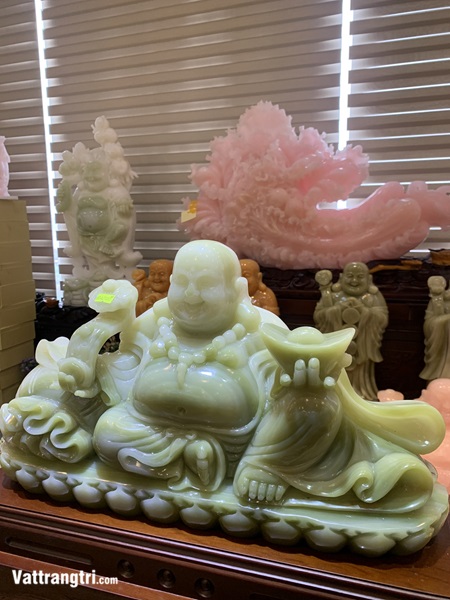 Thần tài di lặc Ngọc onyx 45cm