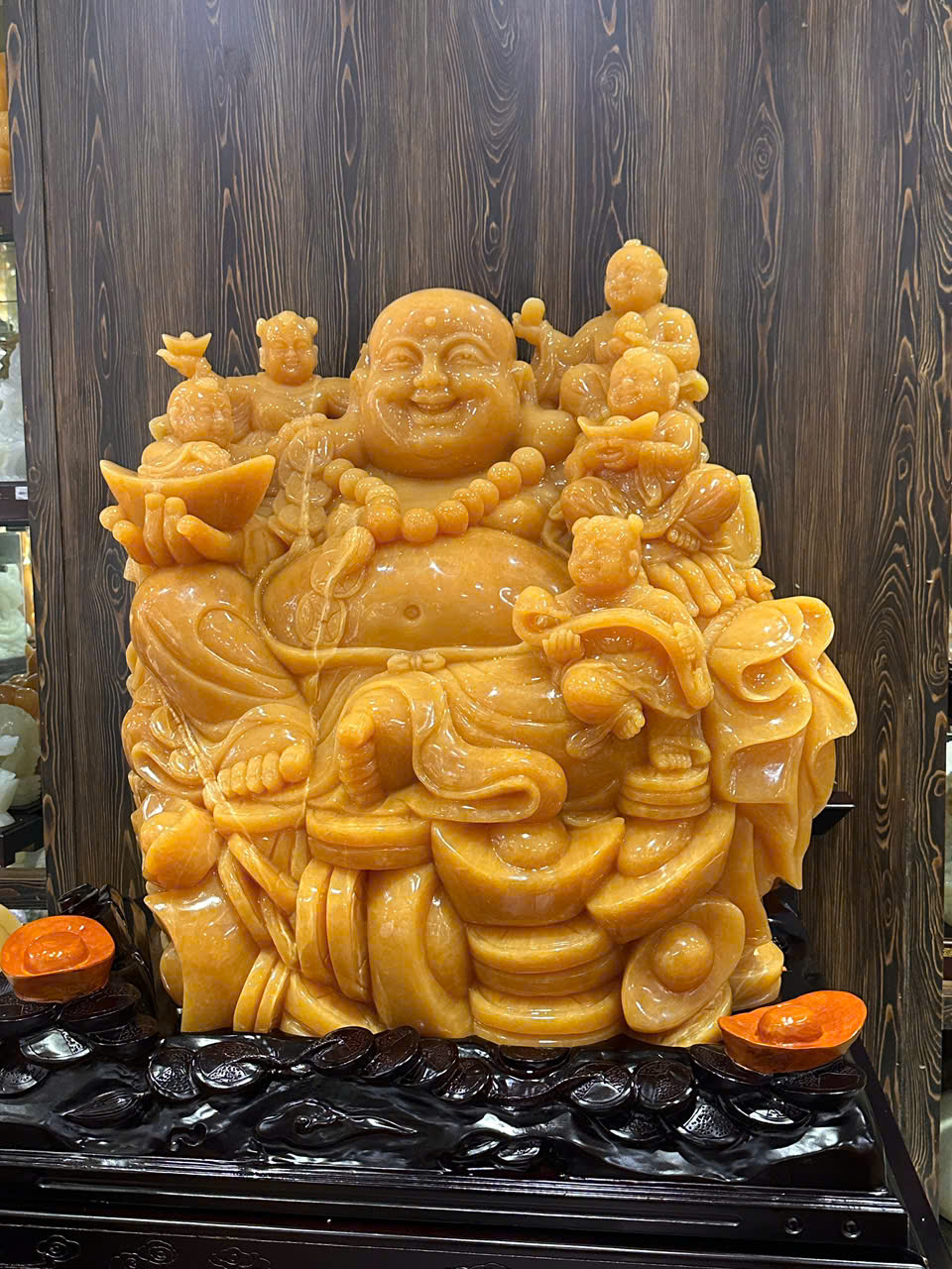 Thần tài di lặc ngũ phúc ngọc hoàng long 165cm