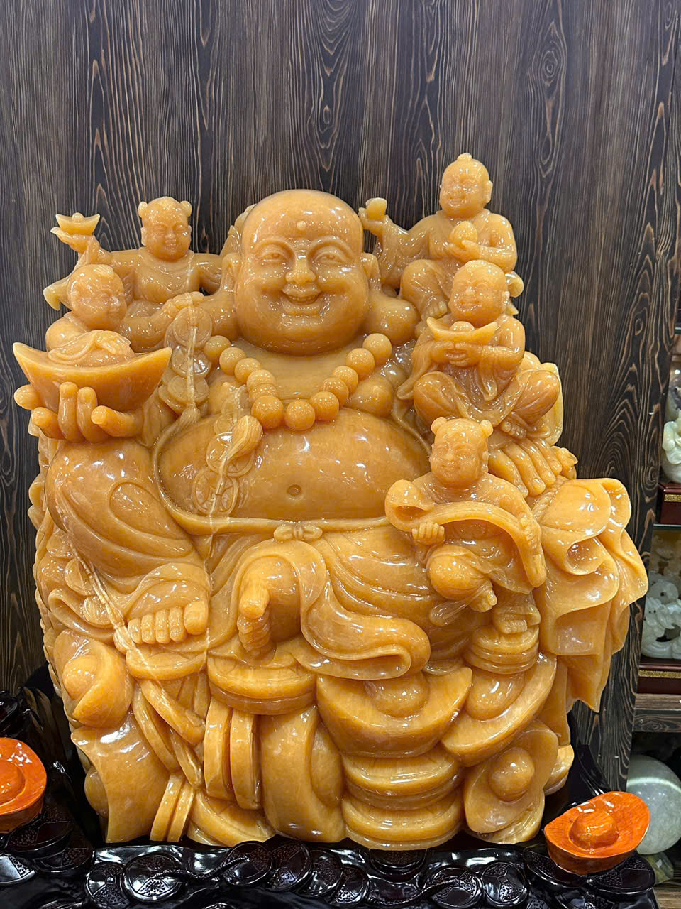 Thần tài di lặc ngũ phúc ngọc hoàng long 165cm