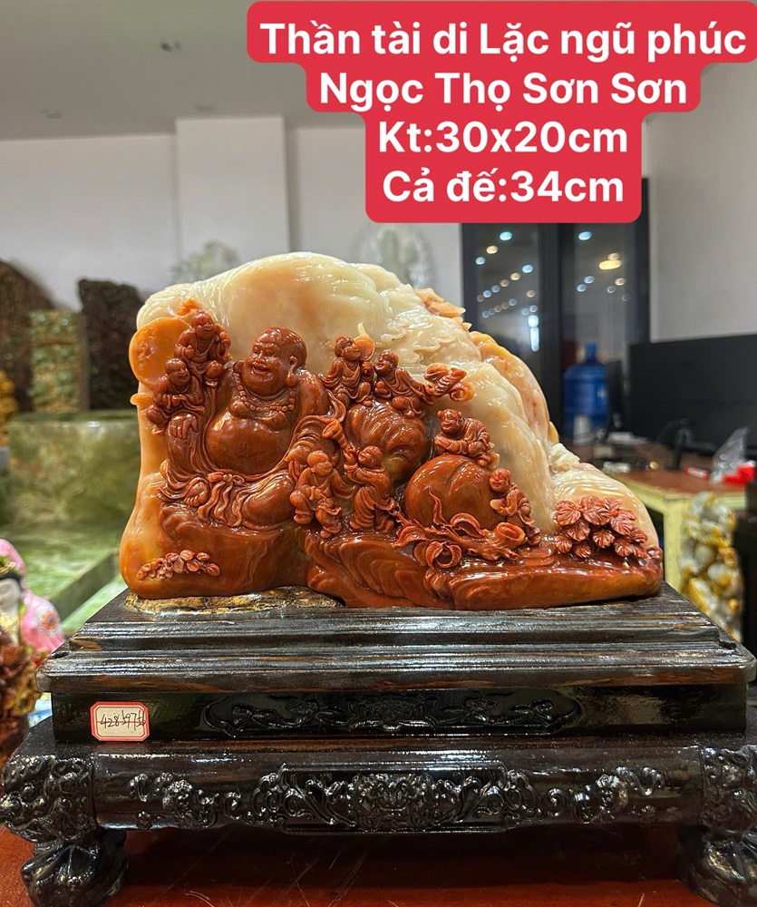 Thần tài di Lặc ngũ phúc Ngọc Thọ Sơn