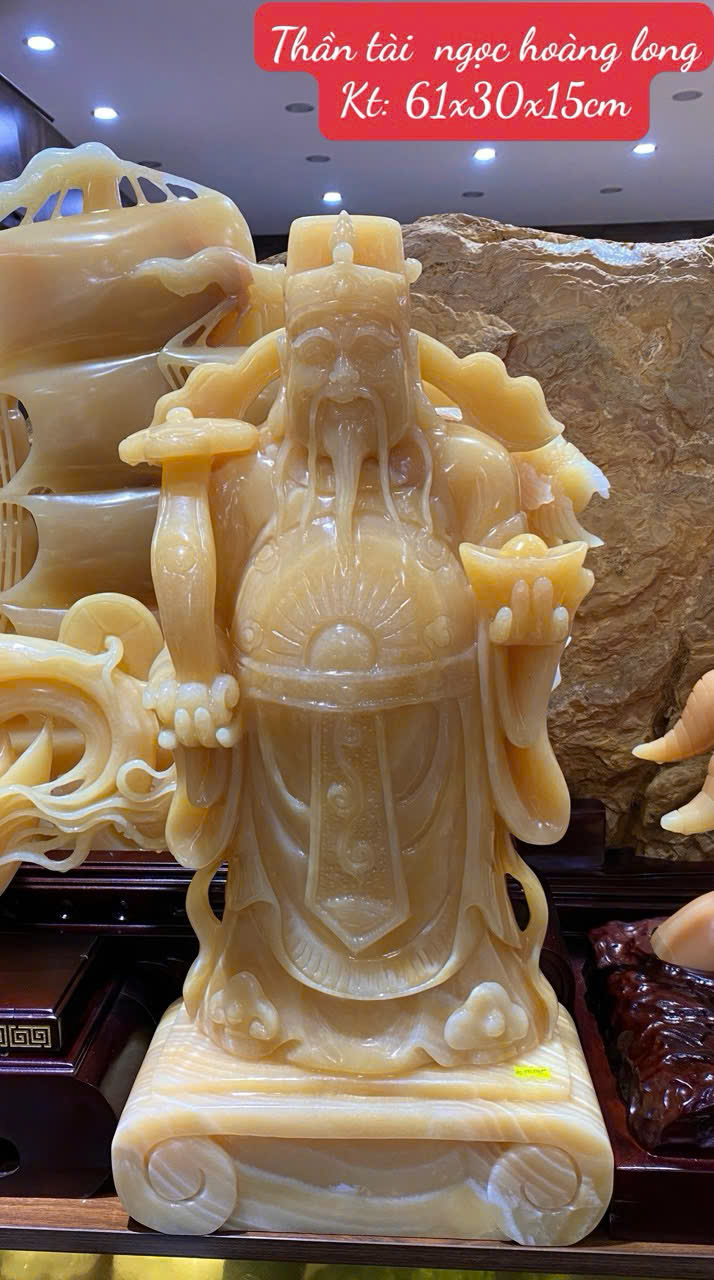Thần tài ngọc hoàng long 61cm