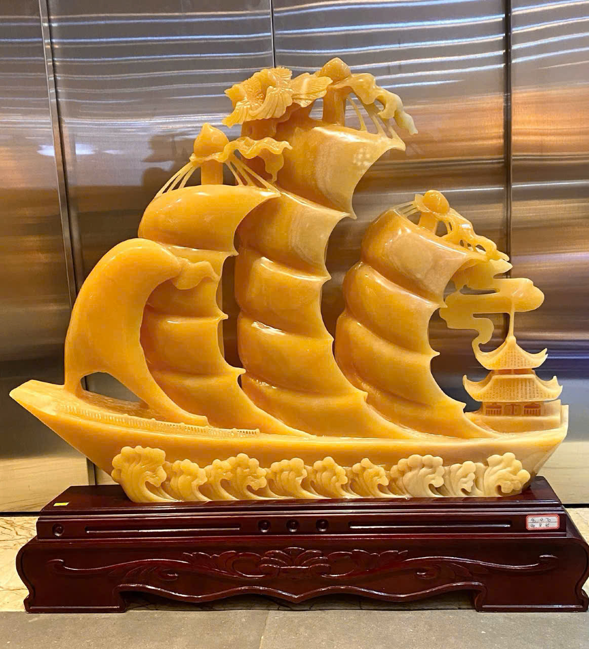 Thuận buồm xuôi gió ngọc hoàng long size to 88x67x11cm