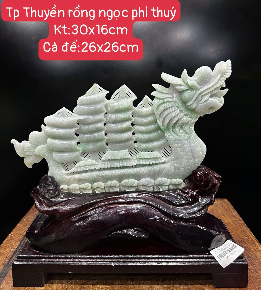 Thuyền rồng thuận buồm xuôi gió ngọc phỉ thuý