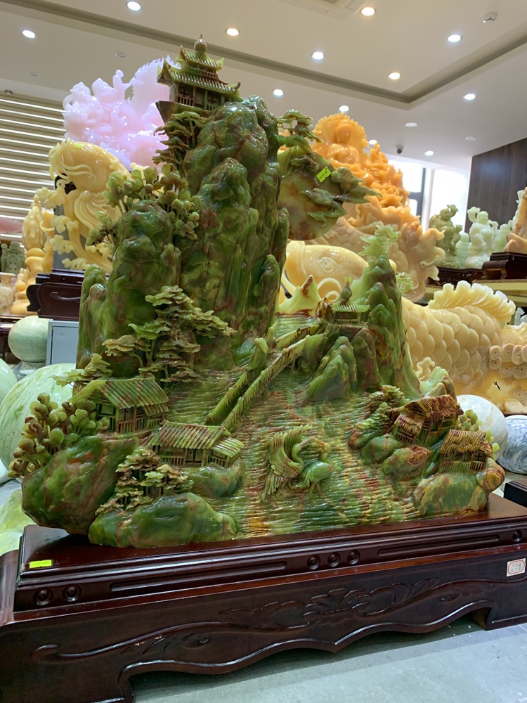 Tiên cảnh bồng lai ngọc onyx 85x81x17cm 