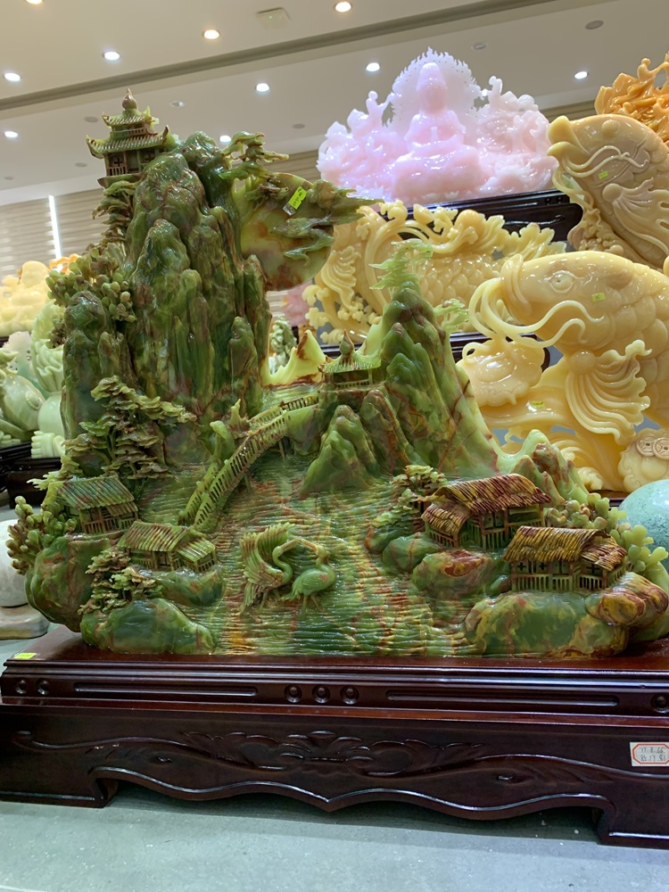 Tiên cảnh bồng lai ngọc onyx 85x81x17cm 