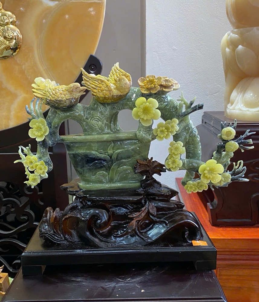 Tp Bình hoa mai ngọc serpentine 38cm