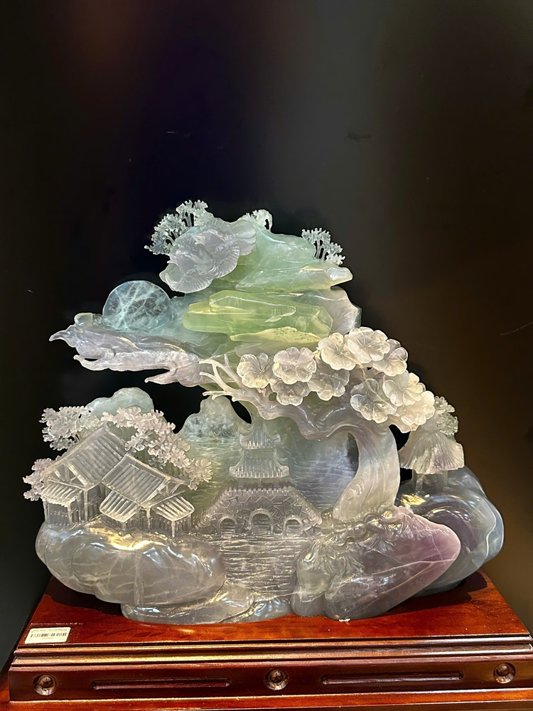 Tp Bồng Lai Tiên Cảnh Ngọc Fluorite 55x53x20cm