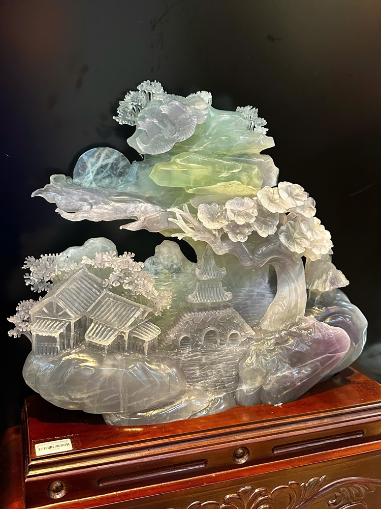 Tp Bồng Lai Tiên Cảnh Ngọc Fluorite 55x53x20cm