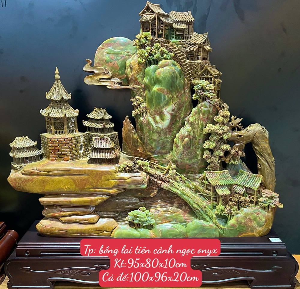 Tp Bồng Lai Tiên Cảnh Ngọc Onyx 100x96x20cm