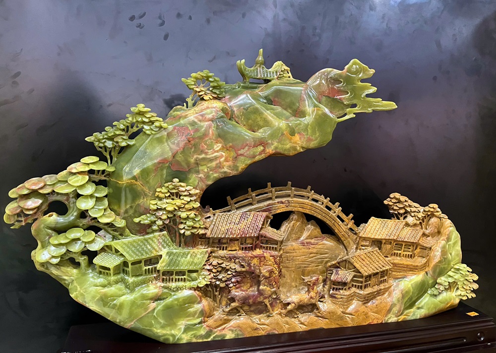 Tp Bồng Lai Tiên Cảnh Ngọc Onyx 88x63x18cm