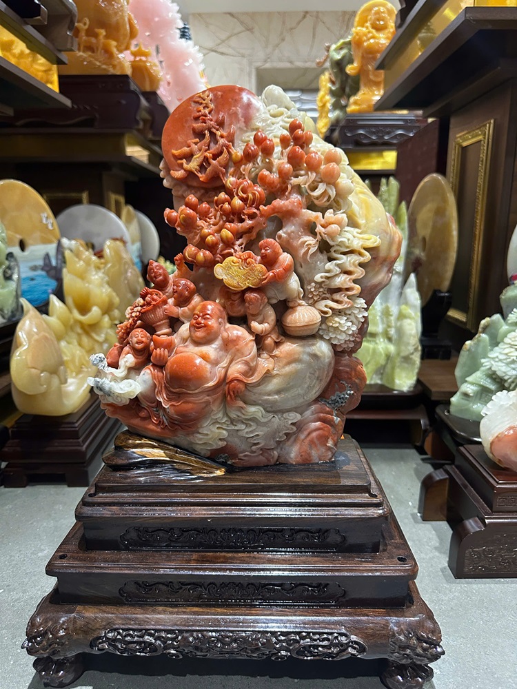 TP Di Lạc Chúc Phúc Ngọc Thọ Sơn 35x25cm