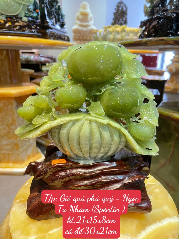Tp Giỏ Quả Phú Quý Ngọc Tụ Nham