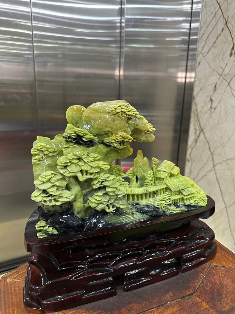 Tp Phong Cảnh Hữu Tình Ngọc Tụ Nham 35x22cm