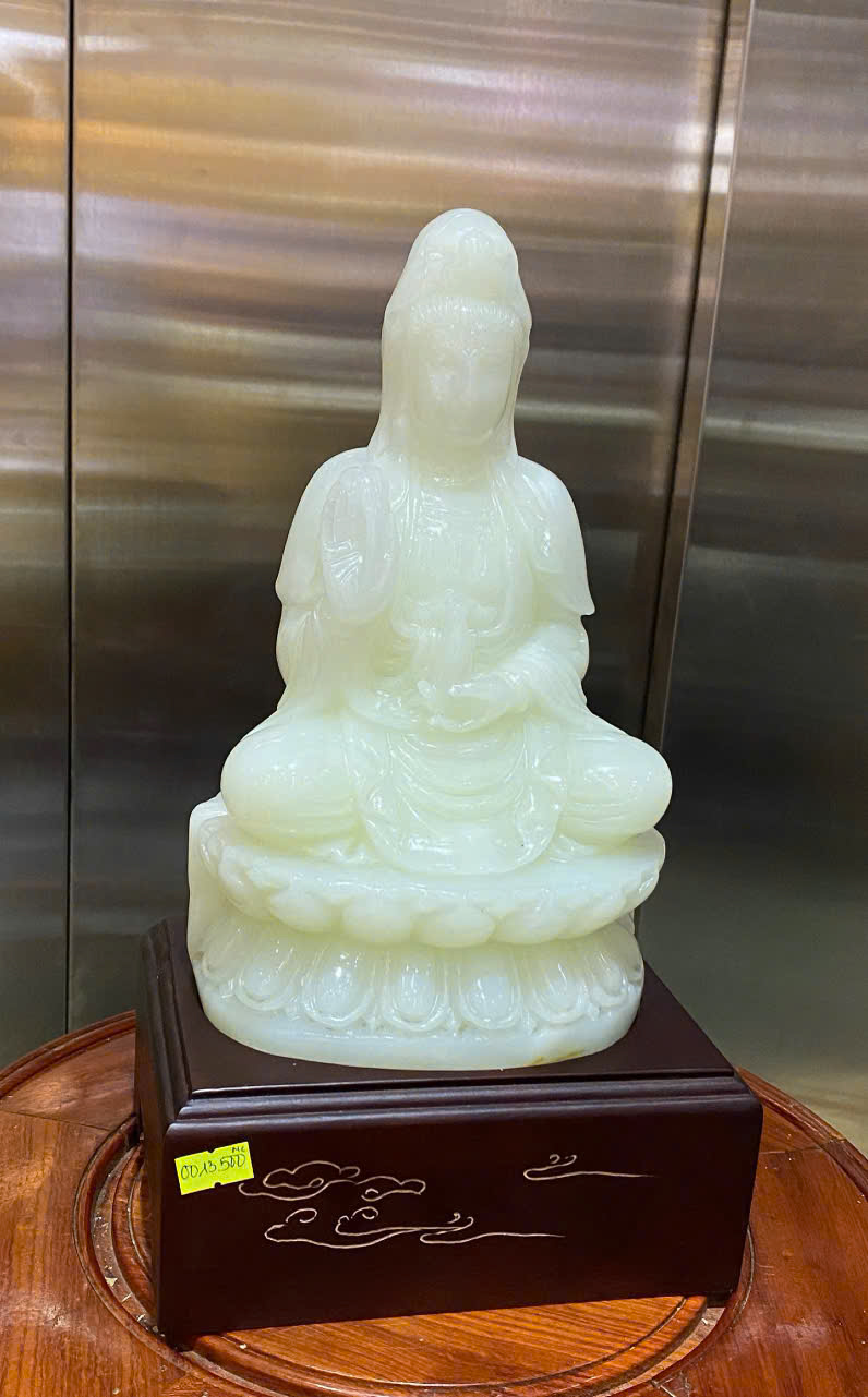 Tp Quan âm ngọc onyx 34cm