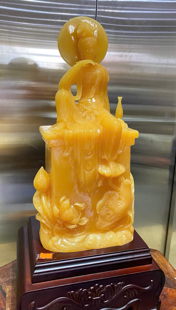 Tp Quan âm tự tại ngọc hoàng long 56cm