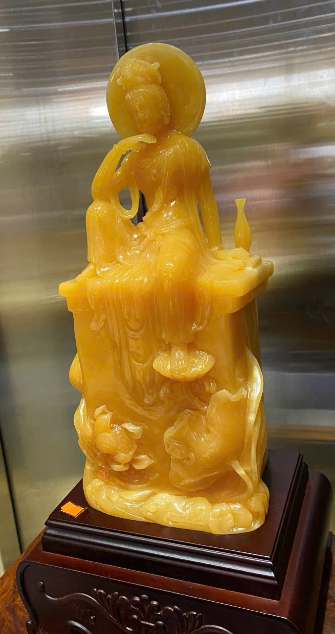 Tp Quan âm tự tại ngọc hoàng long 56cm